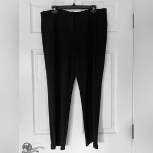 Alfani Black Ponte Knit Pants – Mid-Rise Skinny Leg, Workwear Staple ✨